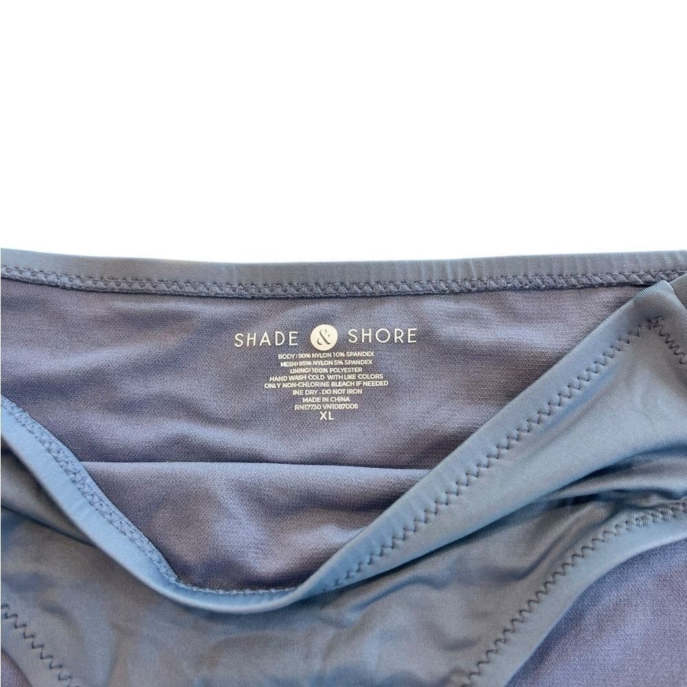 Shade & Shore Blue Bikini Set Top & Bottoms Size XL - Picture 2 of 7